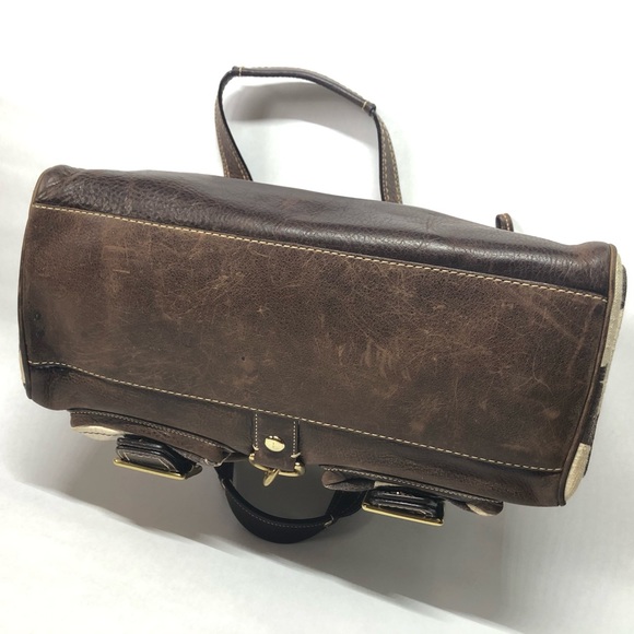 Coach Legacy Ivory Canvas Mandy Satchel 10827 - Picture 3 of 6